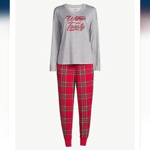 New Christmas Winter Women's Jogger Pajama Sleep Set